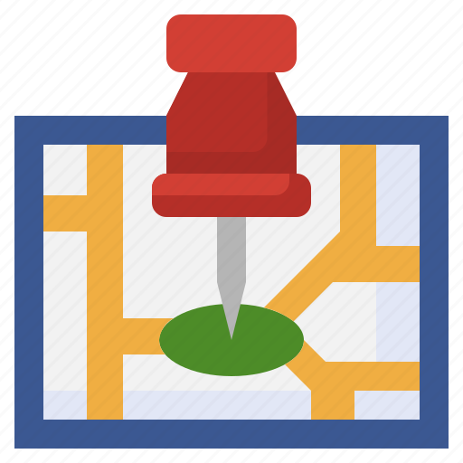Pin, location, placeholder, address, map icon - Download on Iconfinder