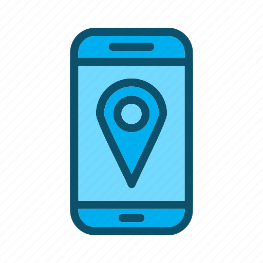 Map, mobile, location, phone icon - Download on Iconfinder