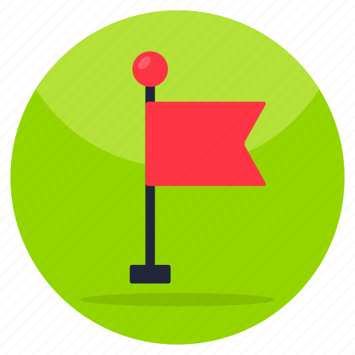 Destination flag, flagpole, streamer, flattering flag, pinnate icon - Download on Iconfinder