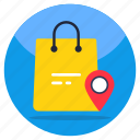 shopping location, shopping direction, gps, navigation, geolocation