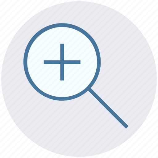 Glass, in, magnifying, plus, search, zoom, zoom in icon - Download on Iconfinder
