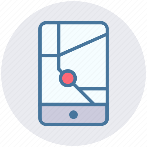 Gps, location, map, mobile, navigation, pointer, smartphone icon - Download on Iconfinder