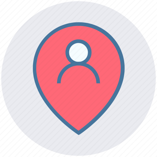Location, man, man location, map pin, person location, pin, user icon - Download on Iconfinder