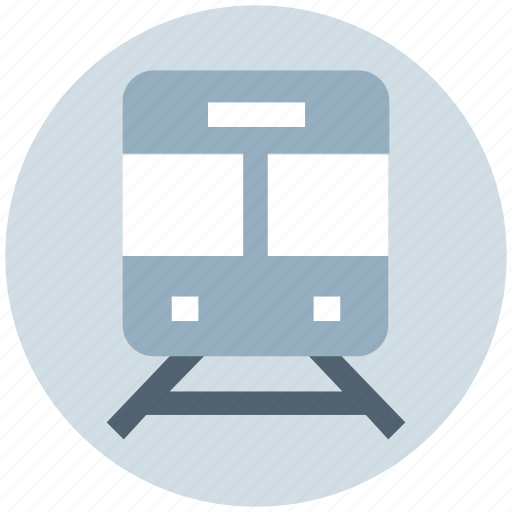 Rail, railroad, railway, station, train, transport, vehicle icon - Download on Iconfinder