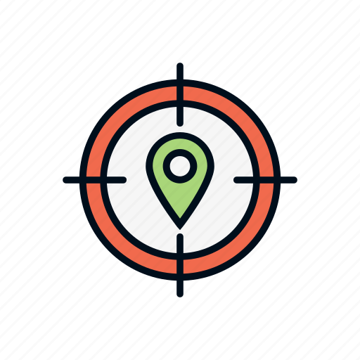 Map, navigation, pin, road, route, sign, travel icon - Download on Iconfinder