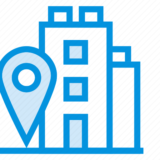 Apartment, building, gps, house, navigation, office, school icon - Download on Iconfinder