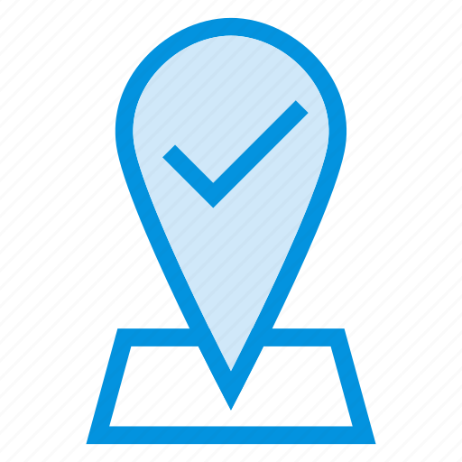Checkpoint, direction, location, map, navigation, pin, target icon - Download on Iconfinder
