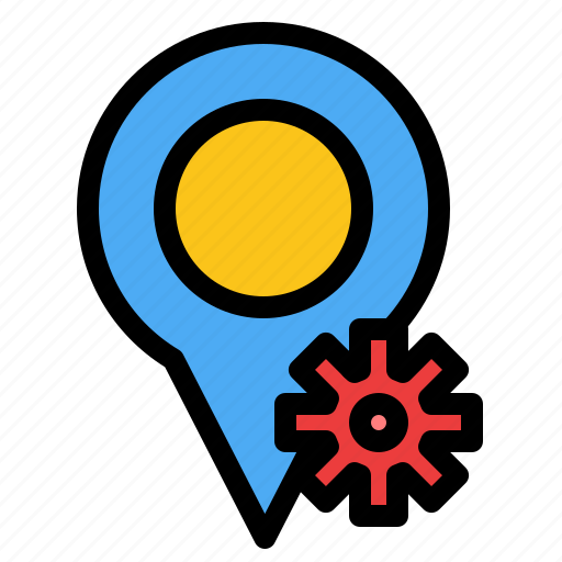 Location, map, settings icon - Download on Iconfinder