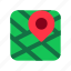 map, app, interface, navigation, gps, tracker, location 