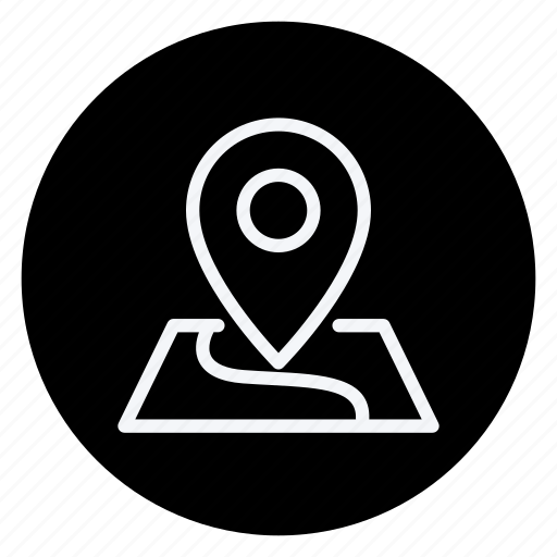 Gps, location, map, pin, pointer, map location, placeholder icon - Download on Iconfinder