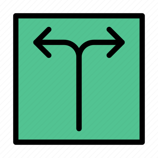 Arrow, direction, road, sign, traffic icon - Download on Iconfinder