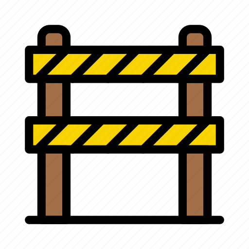 Barrier, block, hurdles, road, stop icon - Download on Iconfinder
