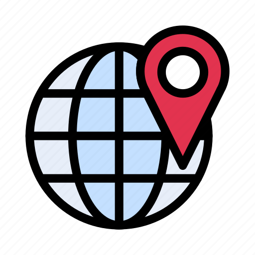 Global, location, map, navigation, pin icon - Download on Iconfinder