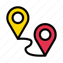 location, map, pin, pointer, track