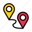 location, map, pin, pointer, track 