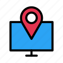 display, location, map, online, screen