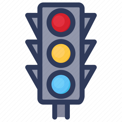 Location, map, navigation, navigator, road indicator, traffic light, traffic signals icon - Download on Iconfinder