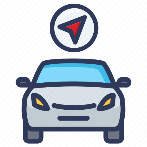 Car navigator, direction, location, map, navigation, navigator, navigate icon - Download on Iconfinder