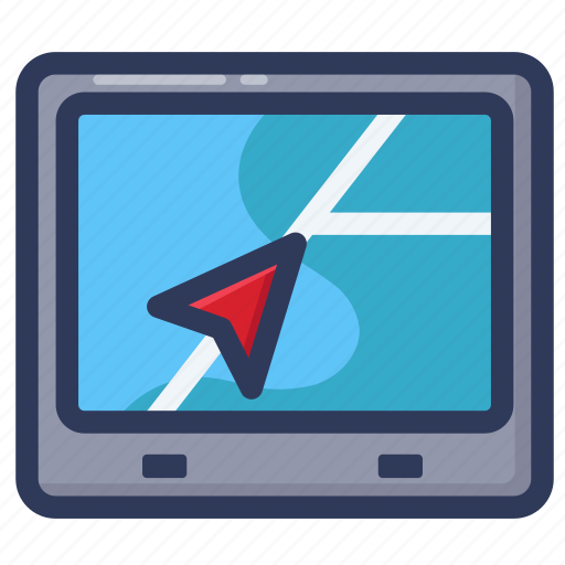 Direction, gps, location, map, navigation, navigator, navigate icon - Download on Iconfinder