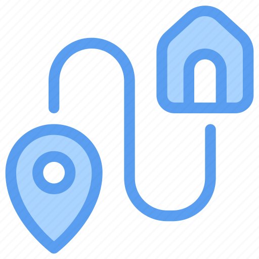 Destination, location, map, pin, navigation, gps, direction icon - Download on Iconfinder
