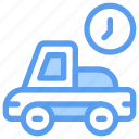 time, estimation, timer, shipping, route, car