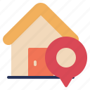 address, pin, home, mail, location, contact, map, house, communication
