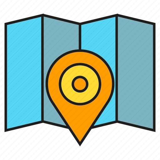 Destination, gps, location, map, navigation, pin, tracking icon - Download on Iconfinder