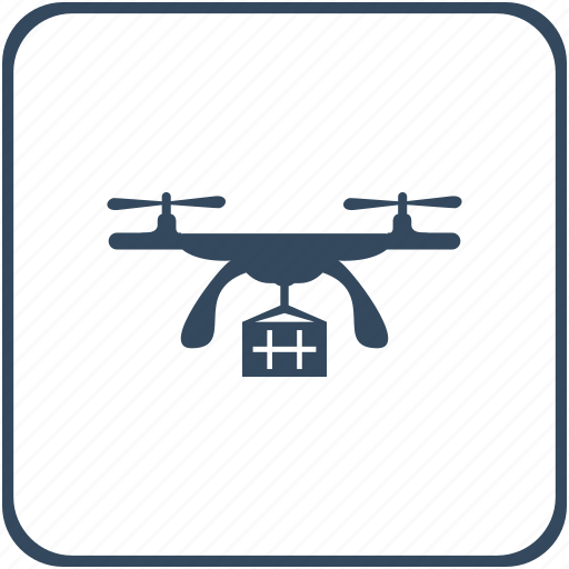 Delivery, drone, flight, fly, robot, service icon - Download on Iconfinder