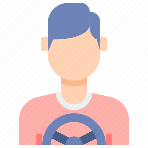 Driver, driving, man icon - Download on Iconfinder