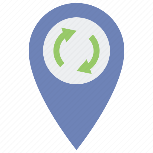 Location, map, pin, refresh icon - Download on Iconfinder