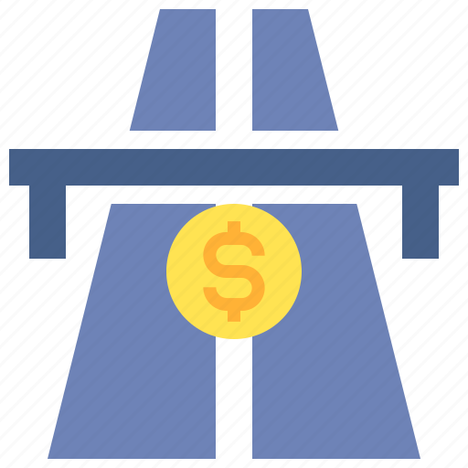 Dollar, road, toll icon - Download on Iconfinder