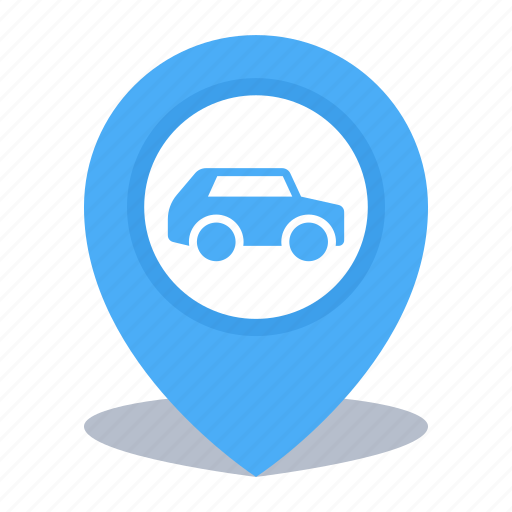 Gps, location, map pin, pin, rent a car icon - Download on Iconfinder