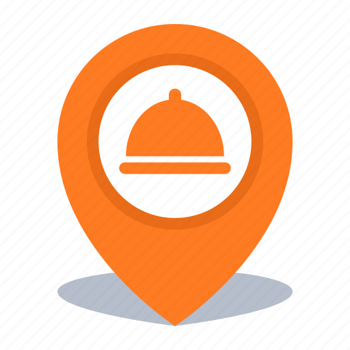 Gps, location, map pin, pin, restaurant icon - Download on Iconfinder