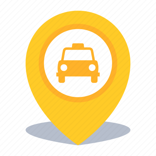 Cab, gps, location, map pin, pin, taxi station icon - Download on Iconfinder
