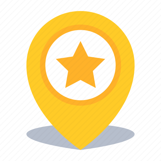 Favorite, gps, location, map pin, pin icon - Download on Iconfinder