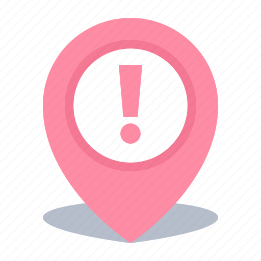 Gps, location, map pin, pin, road problems icon - Download on Iconfinder