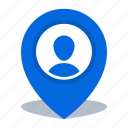 gps, location, map pin, office, pin