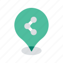 location, map, navigation, pin, send, share, transfer