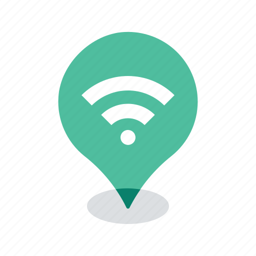 Internet, location, map, navigation, pointer, wifi, wireless icon - Download on Iconfinder