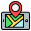 smartphone, mobile, phone, map, pin, locations, maps, location, navigation 