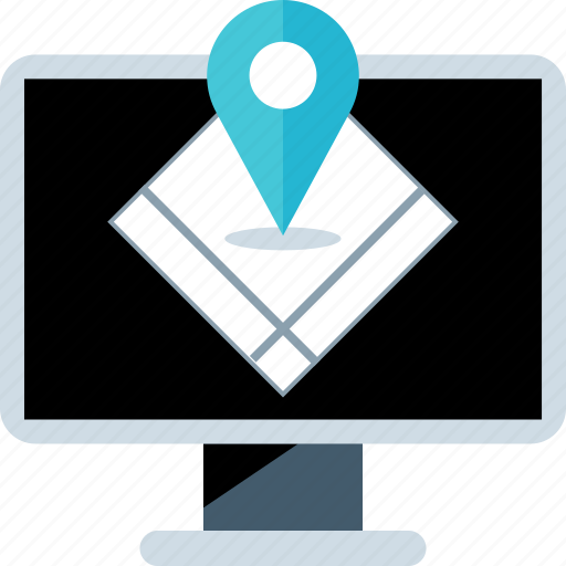 Mac, map, pc, pin icon - Download on Iconfinder