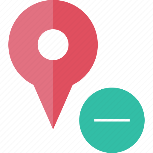 Location, negative, pin, subtract icon - Download on Iconfinder