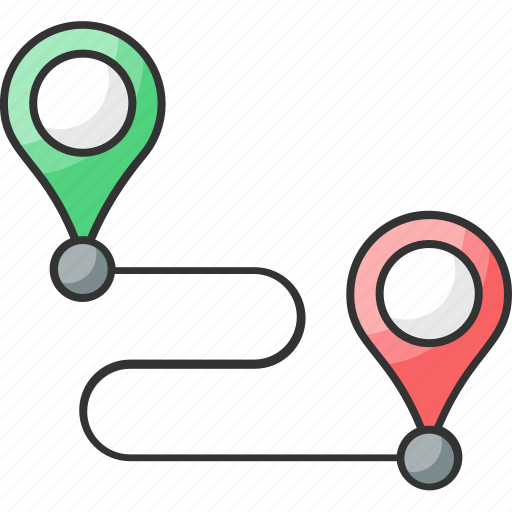 Direction, location, pin, route icon - Download on Iconfinder
