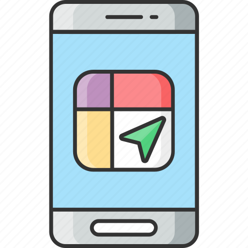 App, application, explore, map, smartphone icon - Download on Iconfinder