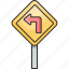 arrow, direction, left, sign board 