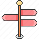 arrows, direction, guidepost, signpost