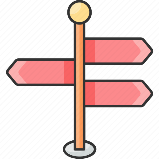 Arrows, direction, guidepost, signpost icon - Download on Iconfinder
