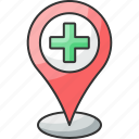 add, direction, location, navigation, pin, pointer 