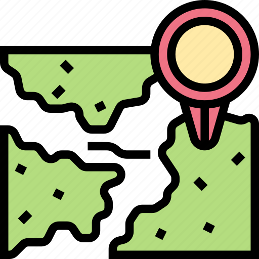 Destination, map, place, location, pin icon - Download on Iconfinder
