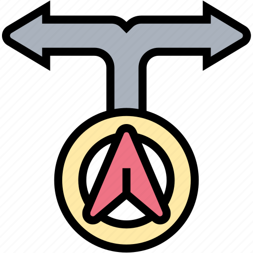 Turn, arrow, direction, navigation, guide icon - Download on Iconfinder